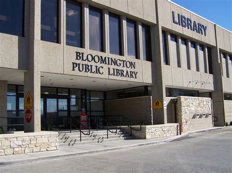 Bloomington il library - If we are unable to supply the answer (s), our librarians often make referrals. Bloomington Public Library reserves the right to limit or refuse research requests. Patrons can also ask a librarian at the Adult Services Desk for assistance or call 309.590.6168. The charge is $5 for each 30 minutes of research (plus the cost of any copies made). 